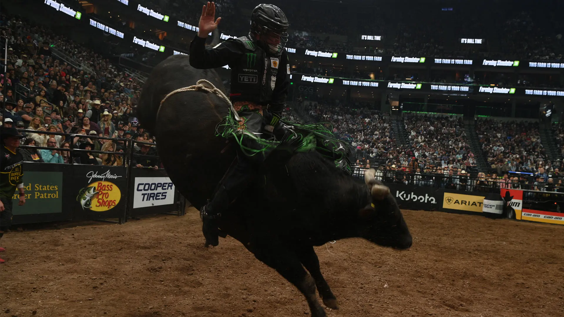 Alex Cerqueira wins round 1 of PBR Unleash The Beast event at Salt Lake City’s Delta Center